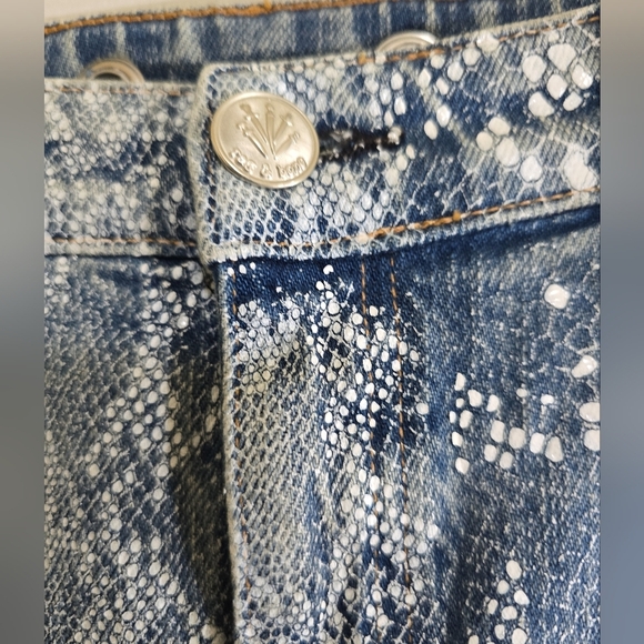 rag & bone Nina Ankle Cigarette Jeans in Worn Snake 32 Straight Leg Ankle Denim - Picture 13 of 13